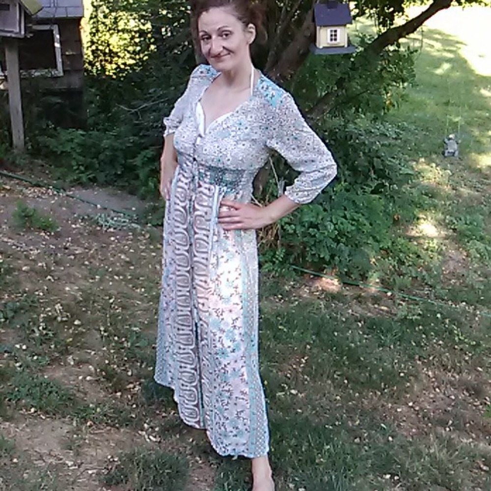 Button up dress